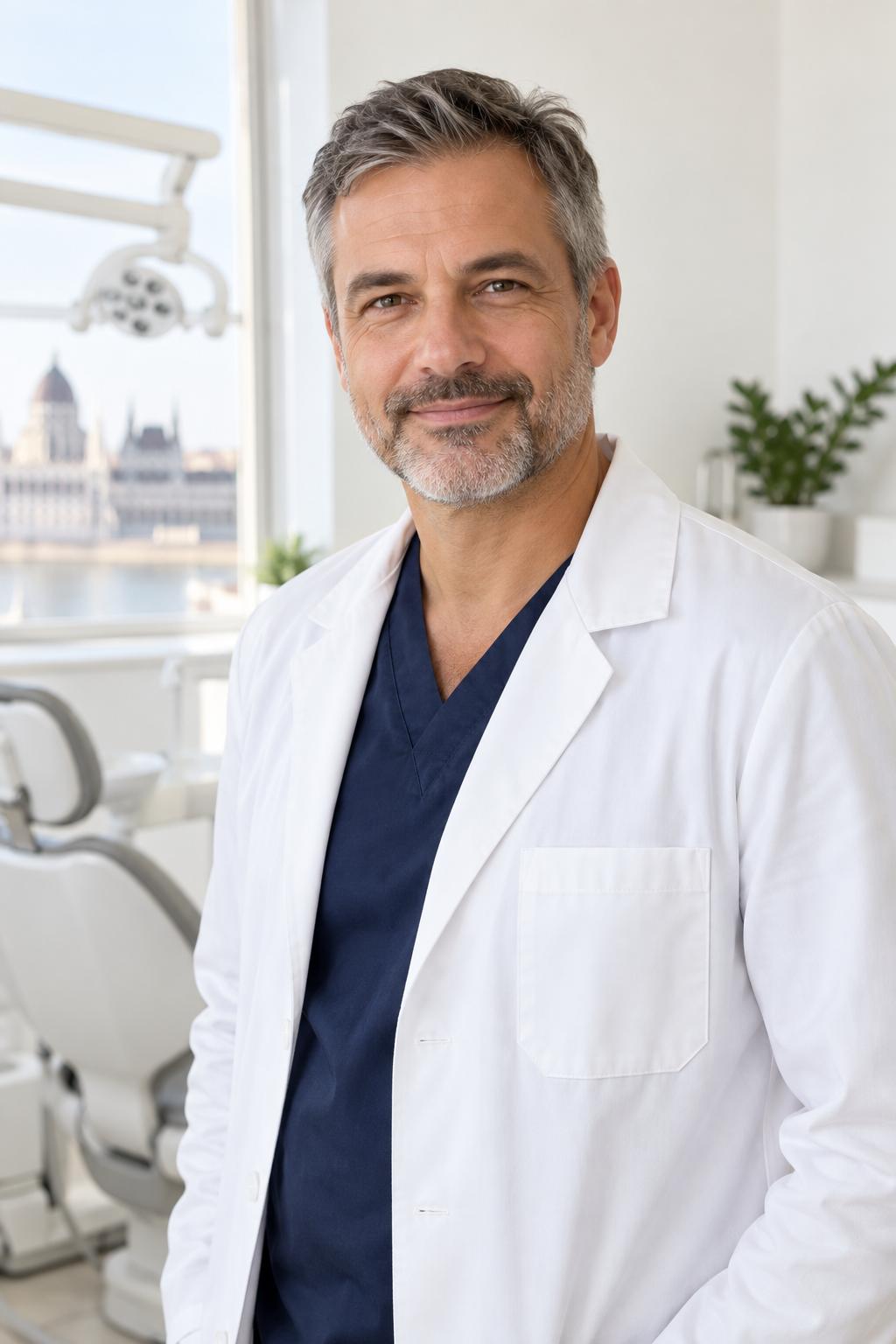 Dr. Minta Endre portréja (illusztráció)
